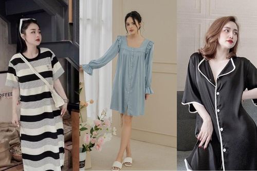 Mẫu váy suông mặc ở nhà 'cân' mọi vóc dáng