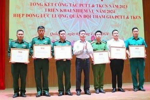 Quốc Oai triển khai phương án '4 tại chỗ' trong phòng, chống thiên tai