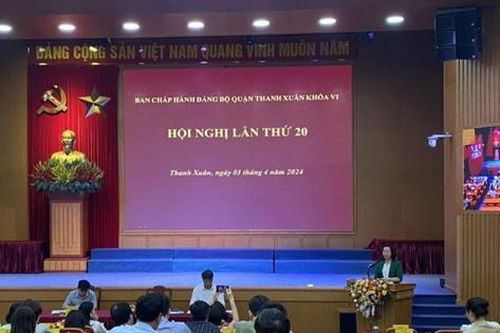 Quận Thanh Xuân: Phấn đấu thu ngân sách 6 tháng đầu năm đạt 60% dự toán cả năm 2024