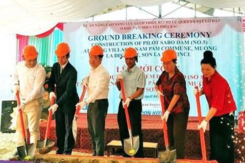 JICA hỗ trợ xây dựng đập Sabo góp phần giảm thiểu rủi ro do lũ quét, sạt lở đất