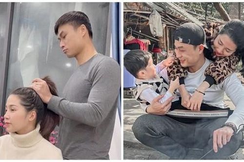 Tổ ấm hạnh phúc của Duy Hưng 'Người một nhà'