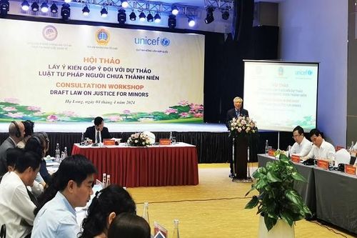 Chánh án Nguyễn Hòa Bình dự hội thảo góp ý đối với dự thảo Luật Tư pháp người chưa thành niên