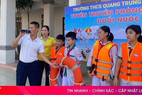 Trang bị kiến thức phòng, chống đuối nước cho học sinh Hà Tĩnh
