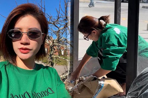 Nhan sắc xinh đẹp của cựu siêu mẫu Việt lấy chồng một năm đã qua Mỹ làm lao công