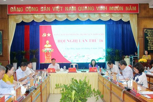 Huyện ủy Chợ Mới đánh giá tình hình thực hiện nhiệm vụ chính trị quý I/2024
