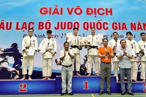 Giải vô địch judo các câu lạc bộ quốc gia 2024: Đồng Nai đoạt 1 huy chương vàng, 2 huy chương đồng