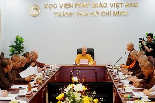 Học viện Phật giáo VN tại TP.HCM họp thảo luận kế hoạch tổ chức Đại lễ Vesak Liên Hiệp Quốc 2025