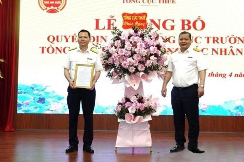 Tổng cục Thuế điều động, bổ nhiệm Phó Cục trưởng Cục Thuế Hưng Yên làm Phó Cục trưởng Cục Thuế Hải Dương