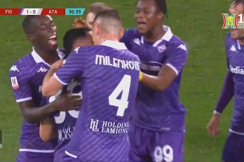 Chiến thắng chưa thuyết phục của Fiorentina tại bán kết Coppa Italia