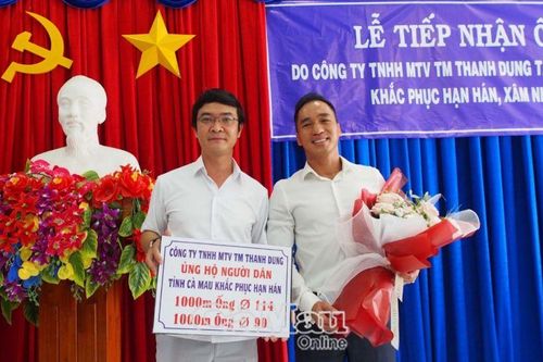 Tiếp nhận tài trợ ống nhựa dẫn nước