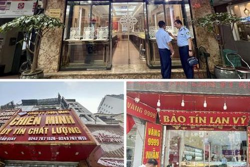 3 cửa hàng vàng bạc ở Hà Nội bày bán công khai hàng ngàn sản phẩm nữ trang có dấu hiệu giả thương hiệu