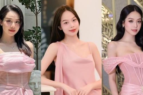 Đã tìm ra lý do Hoa hậu Thanh Thủy ngày càng chăm diện trang phục màu hồng