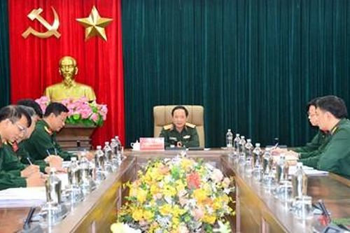 Thượng tướng Trịnh Văn Quyết chủ trì làm việc với Cục Tuyên huấn, Tổng cục Chính trị