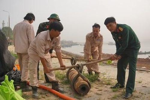 Quảng Bình: Xử lý an toàn quả bom nặng 227kg