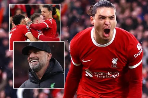 Chùm ảnh: Liverpool hạ Sheffield, giành lại ngôi đầu Ngoại hạng Anh từ Arsenal