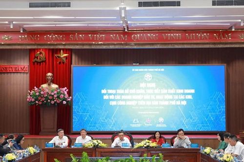 Thành phố Hà Nội đối thoại tháo gỡ khó khăn cho doanh nghiệp