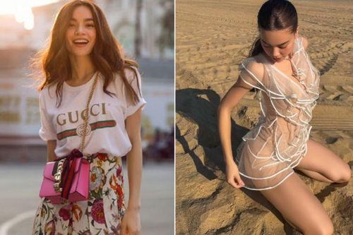 Hồ Ngọc Hà diện trang phục xuyên thấu, khoe trọn vóc dáng bốc lửa ở tuổi 40