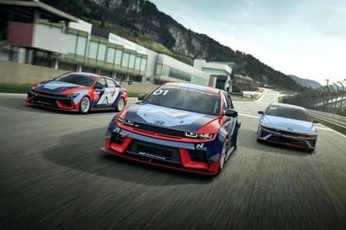 Xe đua chạy điện của Hyundai lộ diện