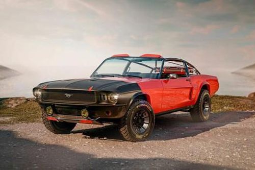 Ford Mustang được phục chế không mui cực dị