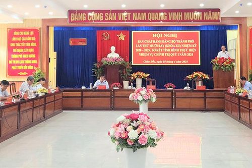 TP. Châu Đốc phấn đấu sớm đạt đô thị loại I