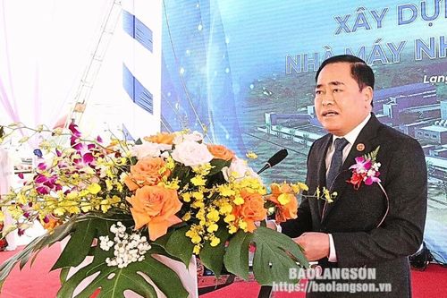 Chủ tịch UBND tỉnh dự lễ triển khai xây dựng các hạng mục Nhà máy nhiệt điện Na Dương II