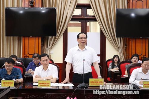 Đoàn công tác của tỉnh Lạng Sơn thăm và làm việc tại tỉnh Hà Giang