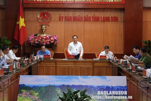 Chuẩn bị chu đáo các điều kiện phục vụ Hội nghị công bố Quy hoạch tỉnh và Xúc tiến đầu tư tỉnh Lạng Sơn năm 2024