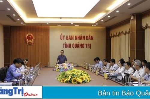 UBND tỉnh nghe đề xuất Dự án xây dựng Bến cảng tổng hợp Nam Cửa Việt
