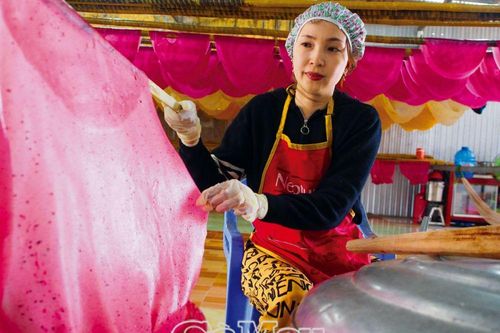 Sắc màu bánh phồng tôm