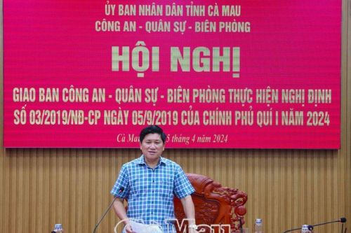 Phối hợp thực hiện tốt nhiệm vụ bảo vệ an ninh, quốc phòng trên địa bàn tỉnh Cà Mau