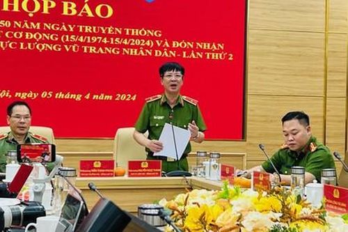 Sẵn sàng cho lễ kỷ niệm 50 năm lực lượng Cảnh sát cơ động