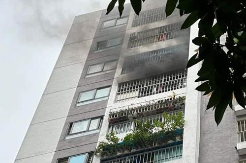 Nghệ An: xảy ra cháy tại chung cư tại TP Vinh