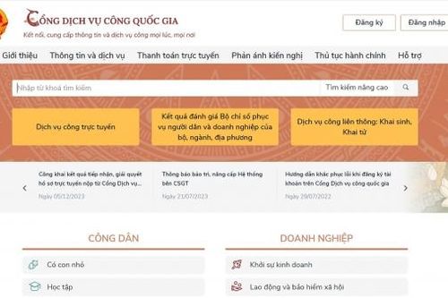 Nỗ lực hoàn thành mục tiêu về dịch vụ công trực tuyến năm 2024