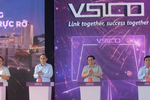 Thủ tướng Phạm Minh Chính dự lễ khởi công cảng Vsico và lễ khánh thành nhà máy điện rác Phú Sơn