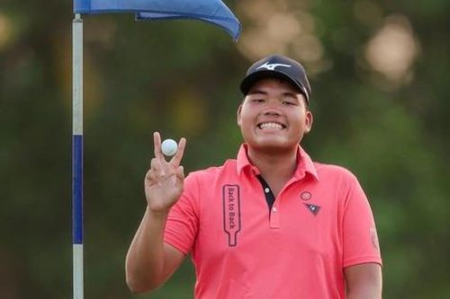 Nhà vô địch Tiền Phong Golf Championship Nguyễn Đức Sơn ghi HIO tại giải trẻ
