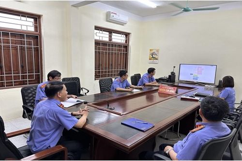 VKSND huyện Kim Động đẩy mạnh việc báo cáo án bằng sơ đồ tư duy giải quyết án hình sự