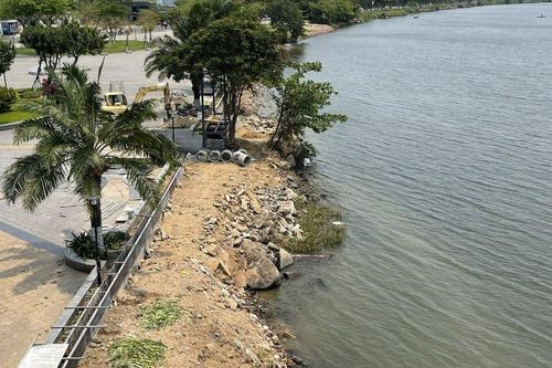 Đà Nẵng: Dọn sạch toàn bộ bãi xà bần bên sông Hàn