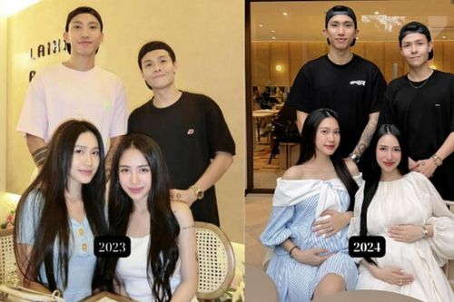 Khung hình cực đỉnh: Doãn Hải My lộ vai trần đọ sắc với ái nữ đại gia Minh Nhựa, hai mẹ bầu xinh đẹp nhất là đây