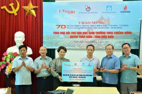 Hỗ trợ xây nhà nội trú cho học sinh xã Chiềng Đông