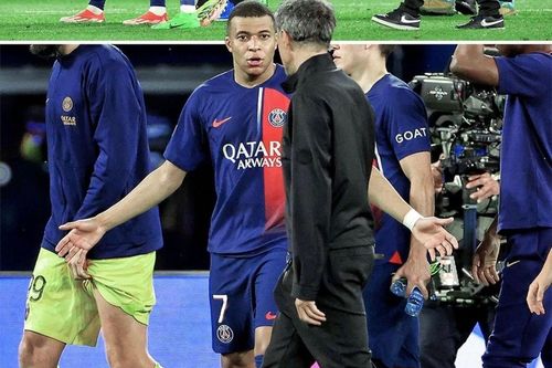 Mbappe tỏ thái độ với HLV Enrique