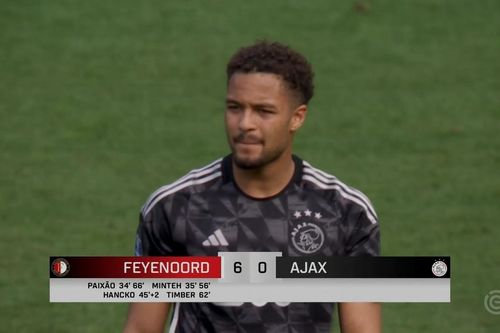 Thua thảm 0-6, Ajax ngày càng lụi tàn