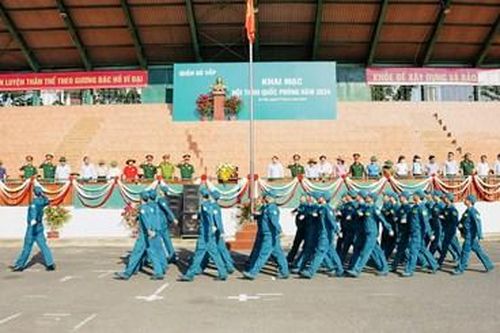 Hội thao quốc phòng lực lượng vũ trang quận Gò Vấp năm 2024