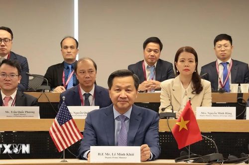 Phó Thủ tướng Lê Minh Khái gặp Phó Tổng thư ký Liên hợp quốc