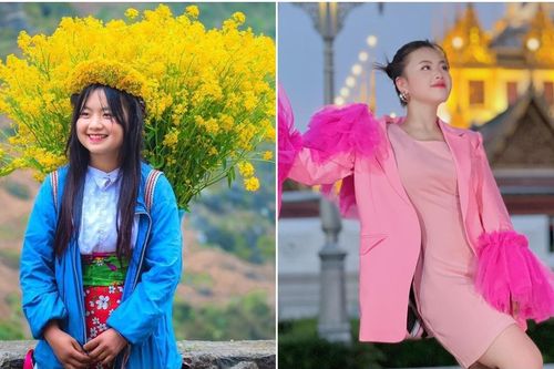Cùng nổi lên như 'cô bé bán lê' ở Hà Giang, 'cô bé địu hoa cải' Phúng Phính giờ ra sao?