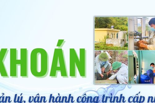 Khoán quản lý, vận hành công trình cấp nước sinh hoạt nông thôn