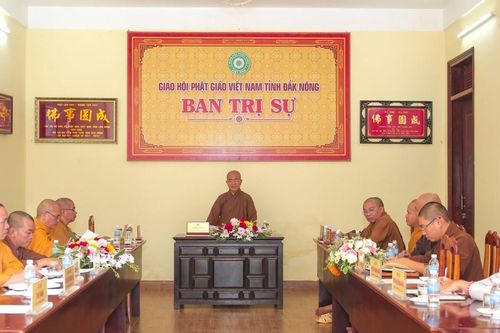 Đắk Nông: Ban Thường trực Ban Trị sự Phật giáo tỉnh họp về tổ chức Đại lễ Phật đản, an cư kiết hạ