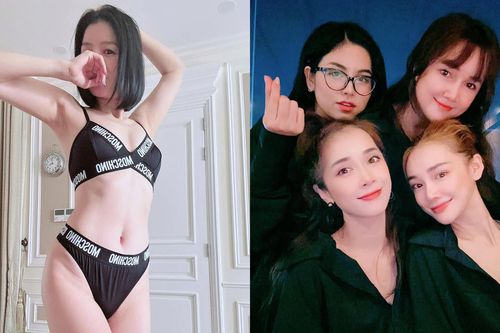 Sao Việt 7/4: Lệ Quyên khoe dáng gợi cảm, Nhã Phương đọ sắc cùng chị gái