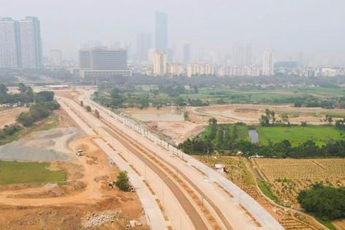 Sôi động trên công trường dự án đường Lê Quang Đạo kéo dài