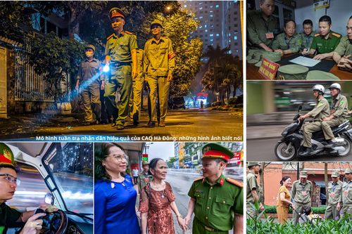 Hình ảnh 'biết nói' về hiệu quả của 250 Tổ Tuần tra nhân dân ở quận Hà Đông