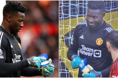 Vì sao thủ môn MU Onana dùng mỹ phẩm ở trận gặp Liverpool?